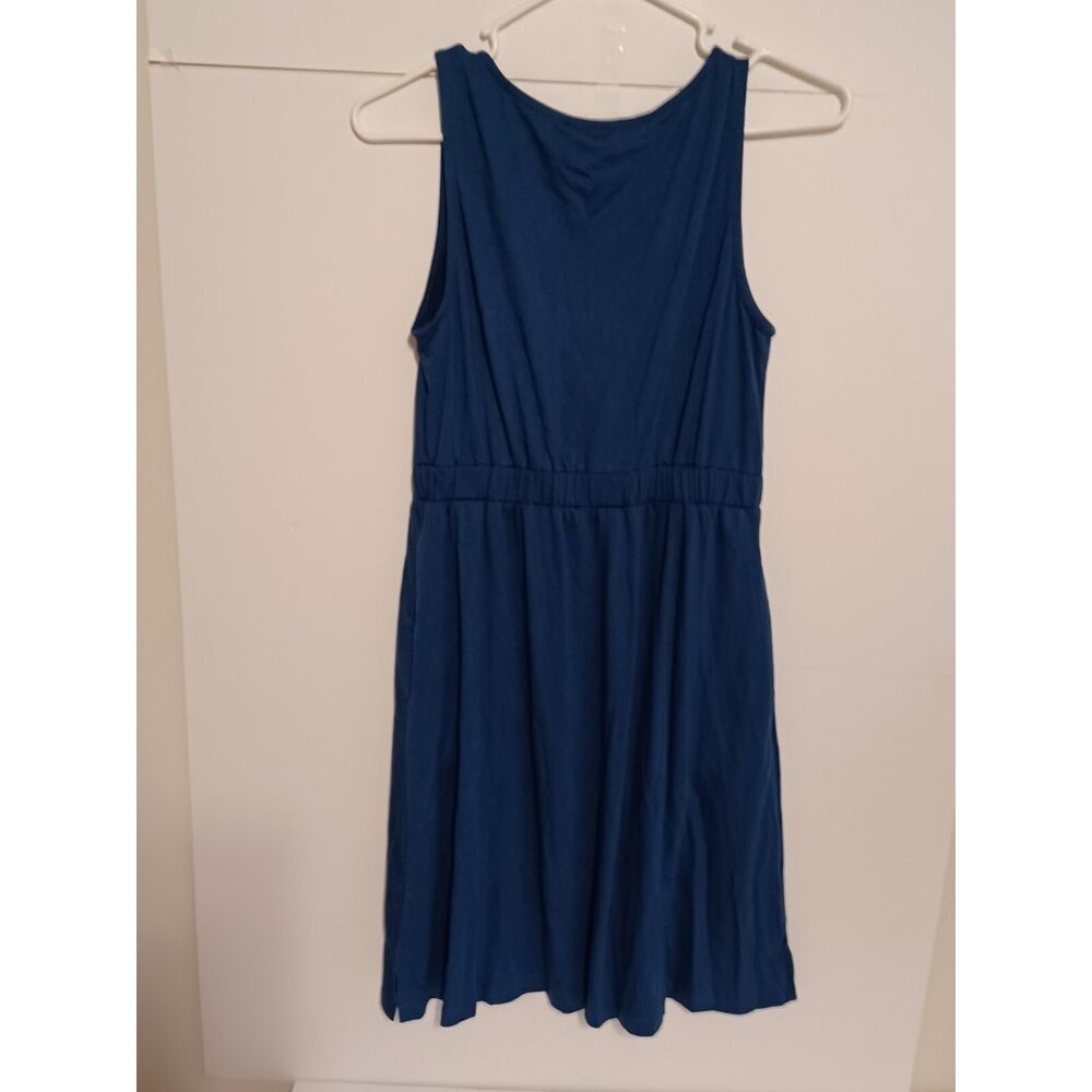 BTFBM Women Summer Sleeveless Tank Mini Dress, Blue, S - Picture 6 of 6